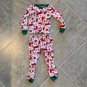Carter's Sleigh and Reindeer Pajama Set